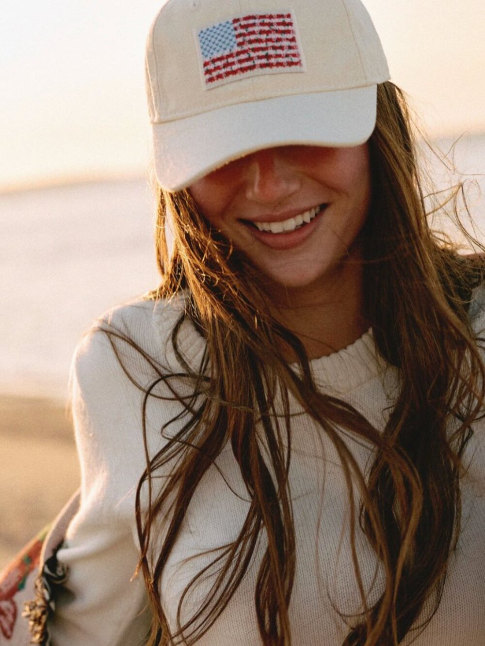 Rifle Paper Co Americana Patch Baseball Cap